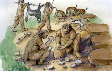 Ilustrasi Neanderthal