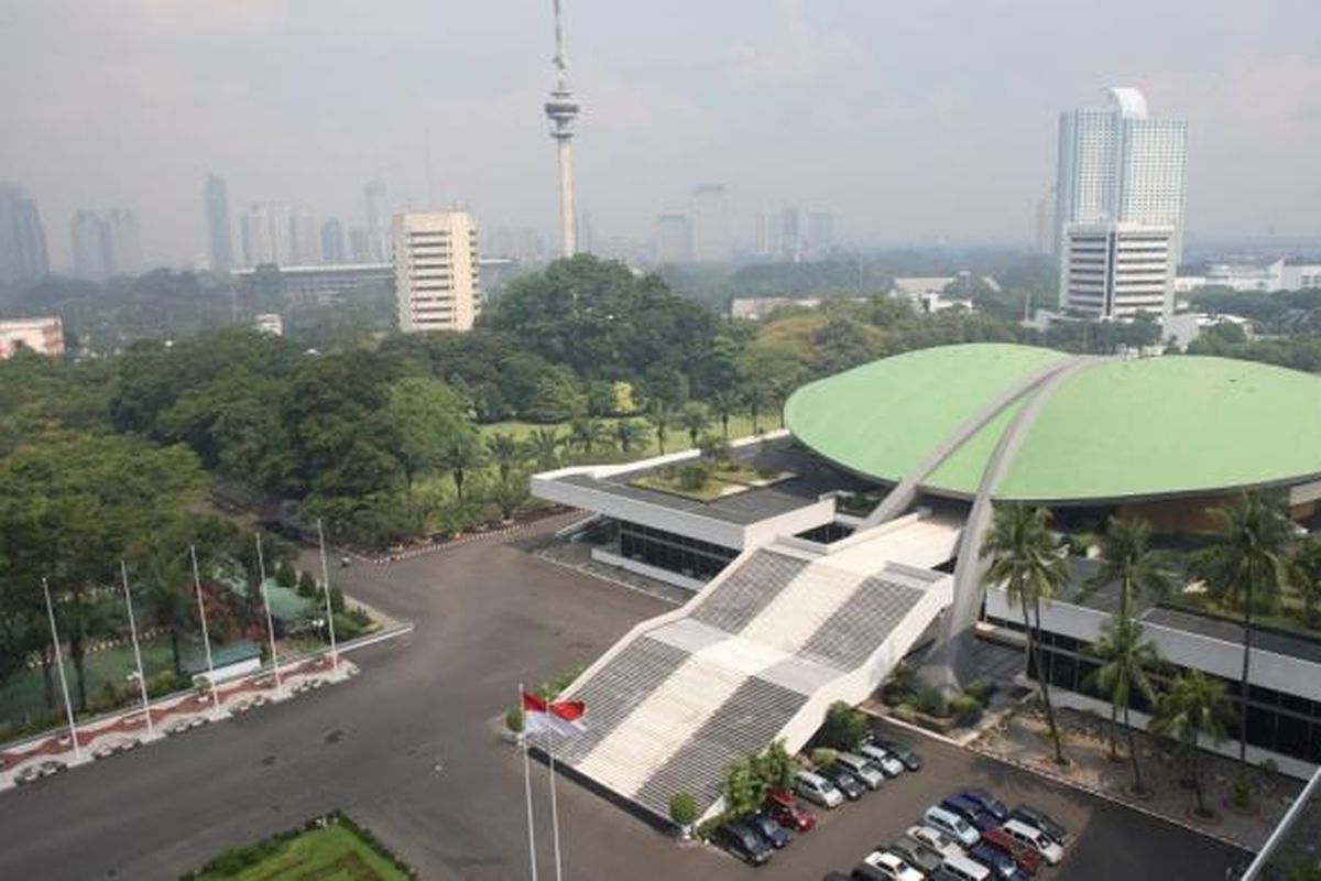 Suasana gedung DPR RI, Jakarta, Jumat (22/5/2009).