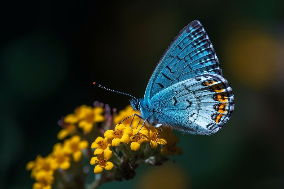Kupu-kupu adalah salah satu penyerbuk bunga