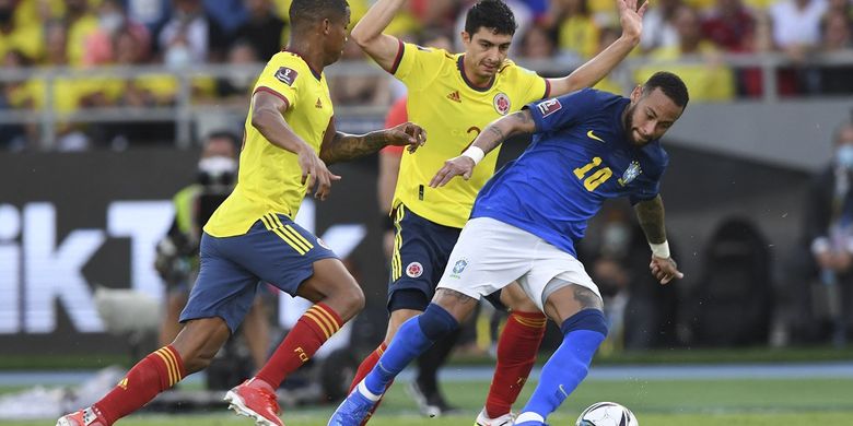 Update, Hasil Kualifikasi Piala Dunia Zona Conmebol, Rekor Brasil Terhenti di Kolombia