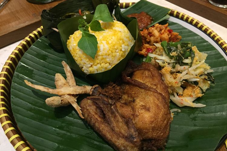 Nasi jagung tompoh kawisari di Kawisari Coffee & Eatery