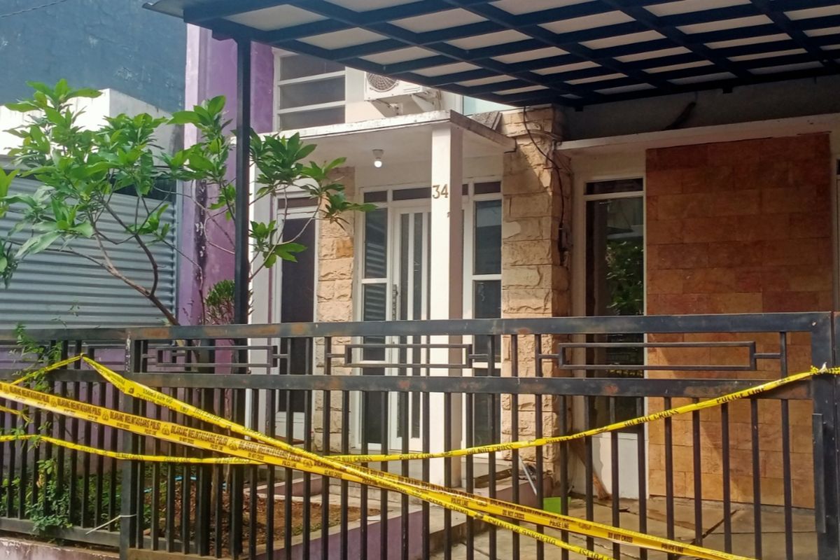 Lokasi terduga penangkapan teroris di Dusun Jeding, Desa Junrejo, Kecamatan Junrejo, Kota Batu, Jawa Timur pada Kamis (1/8/2024).