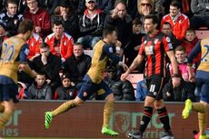 Taklukkan Bournemouth, Arsenal Geser Posisi Manchester City