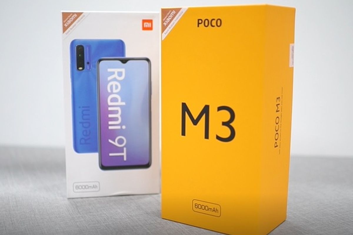 Membandingkan spesifikasi Poco M3 dan Redmi 9T. Apa bedanya?