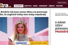 Keterlaluan, Situs Berita Ceko Jadikan Miss Great Britain Contoh Wanita Tidak Cantik