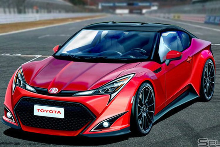 Ilustrasi hasil render Toyota Celica generasi baru.