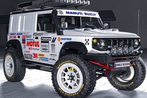 Modifikasi Jimny 5-Pintu Bergaya Reli Dakar