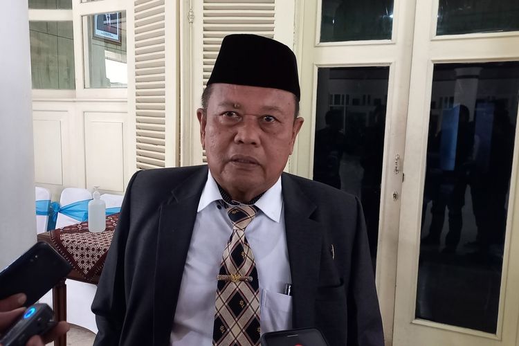 Ketua DPRD DIY Nuryadi saat ditemui setelah rapat paripurna di gedung DPRD DIY, Kota Yogyakarta, Kamis (31/8/2023)