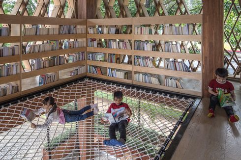 Microlibrary Warak Kayu, Perpustakaan Unik di Tengah Terik Kota Semarang