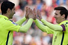 Messi Kembali Cetak Gol, Suarez Bintang Kemenangan Barcelona