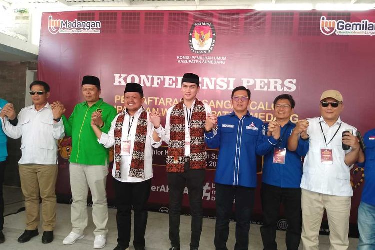 Daftar Pertama Pilkada Sumedang, Pasangan Dony-Fajar Diusung 5 Parpol