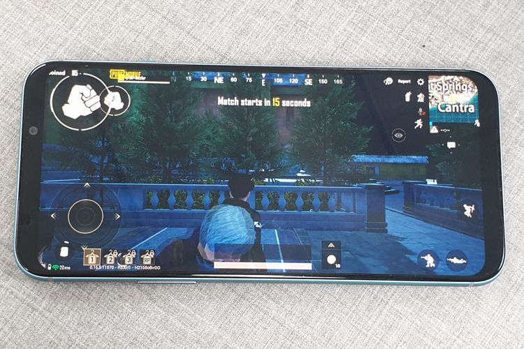 Ilustrasi bermain PUBG Mobile di Black Shark 2 Pro.