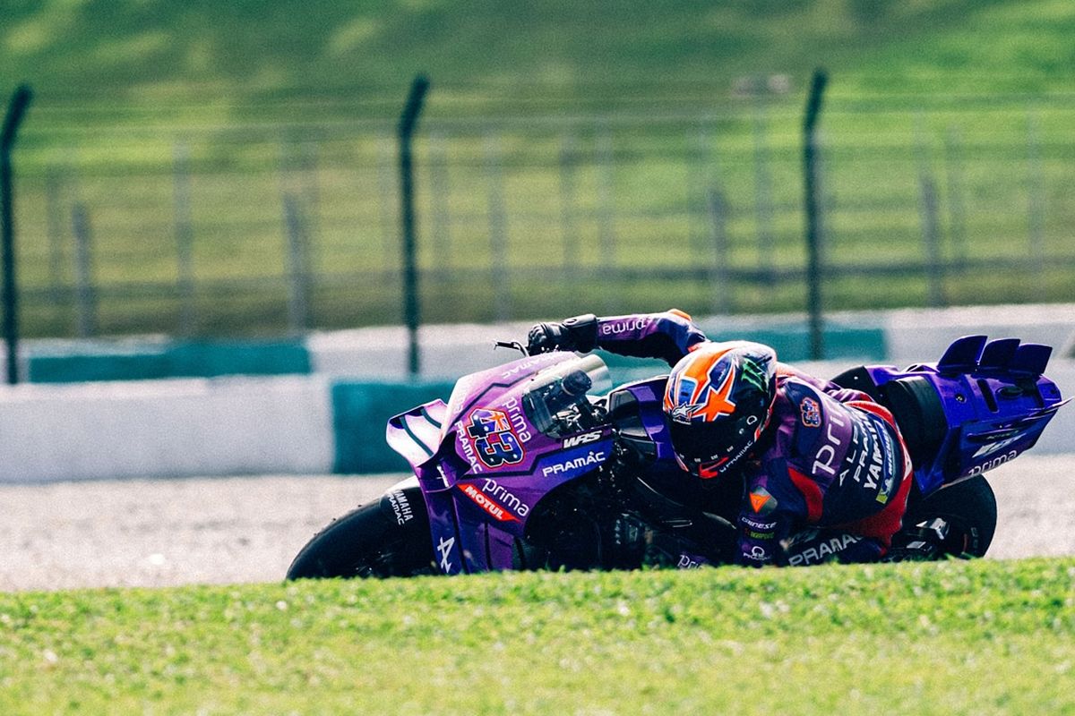 Jack Miller saat Shakedown Test di Sirkuit Sepang, Malaysia, untuk MotoGP 2025