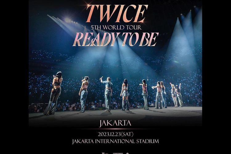 Tiket konser TWICE di Jakarta International Stadium (JIS) pada 23 Desember 2023 akan terbagi menjadi tujuh kategori.