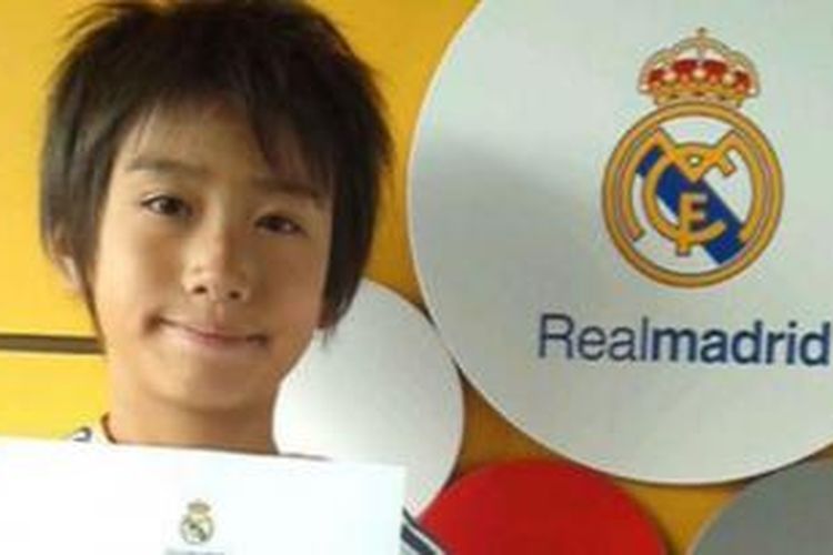 Bocah asal Jepang yang direkrut Real Madrid, Takuhiro Nakai.