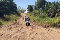 Cerita SDN 012 Sei Banjar Kaltara, Sekolah dengan Akses Jalan Rusak yang Selalu Sepi Murid Saat Musim Penghujan Tiba