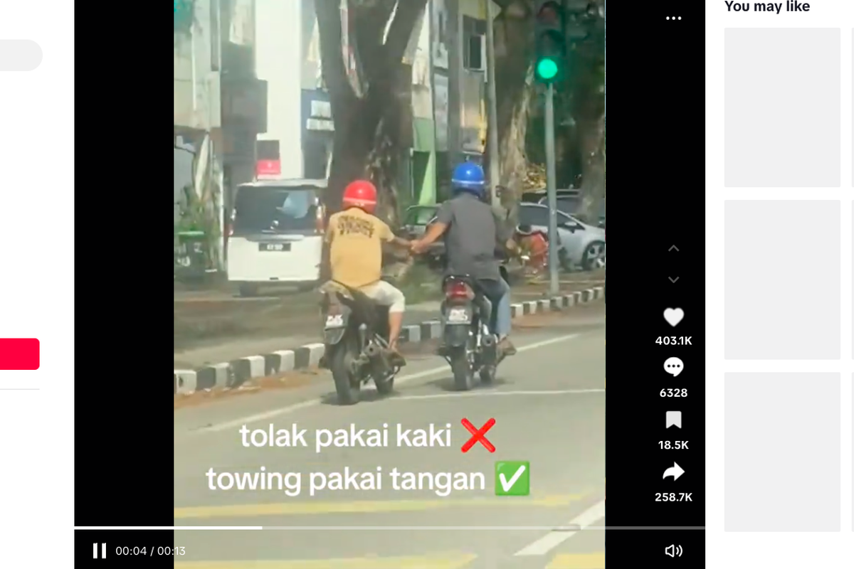 Towing motor pakai tangan