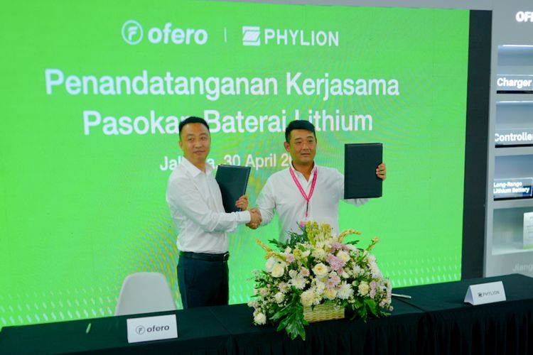 Gandeng Phylion, Produsen Motor Listrik Ofero Luncurkan Battery Lithium dan Unit Terbaru di Asia Bike 2024