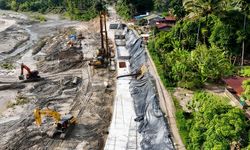 Pembangunan Dinding Penahan Tanah Siongal-Ongal Dipercepat, Keamanan Jalur Gayo Lues–Medan Diperkuat