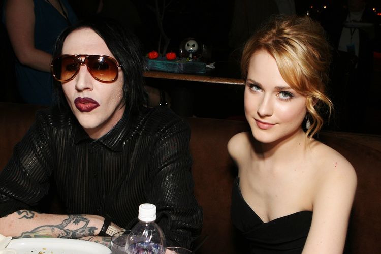 Pasangan Marilyn Manson dan Evan Rachel Woods.