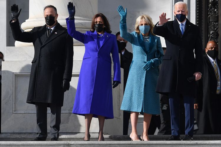Pelantikan Presiden AS Joe Biden dan Wakil Presiden AS Kamala Harris di Washington (20/1/2021)