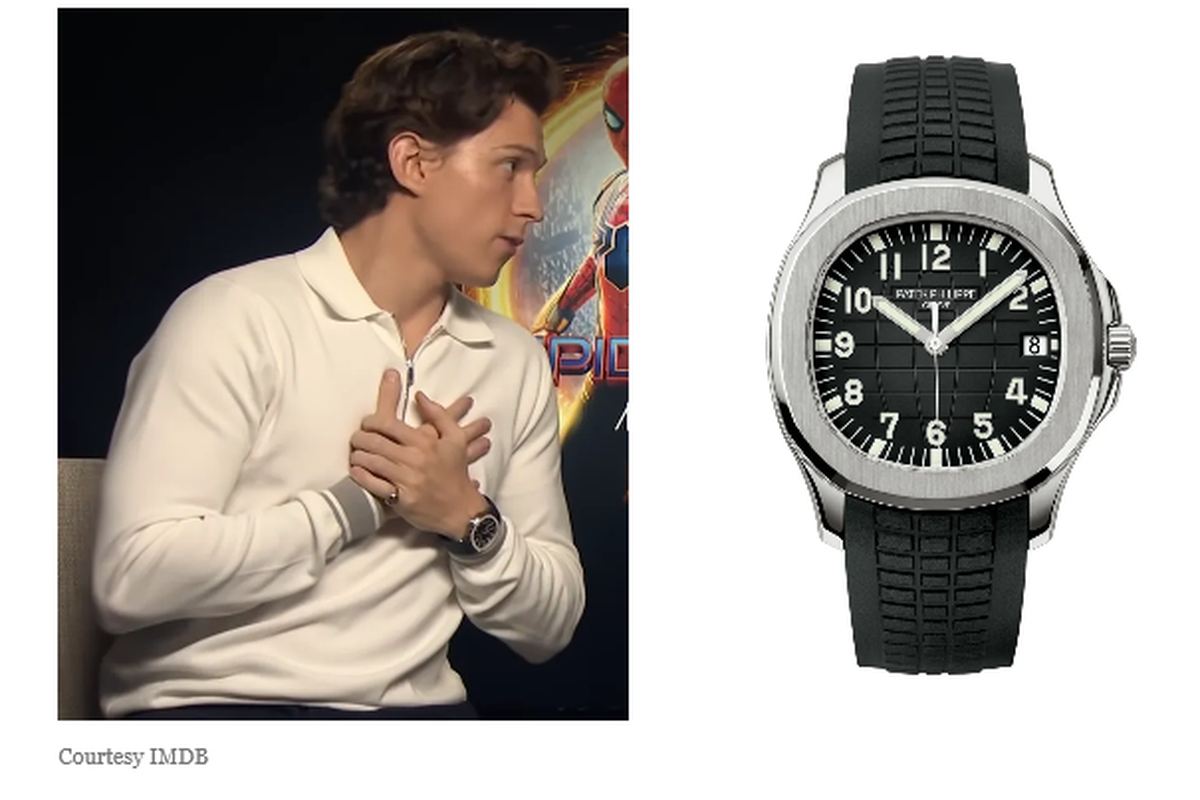 Tom Holland dan Patek Philippe Aquanaut