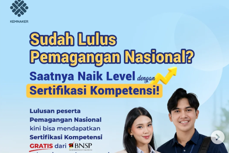 Lulusan Maganghub Bisa Dapat Sertifikat BNSP Gratis, Berikut Skemanya
