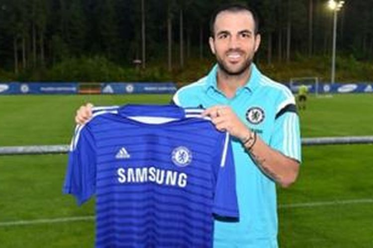 Gelandang Chelsea, Cesc Fabregas. 