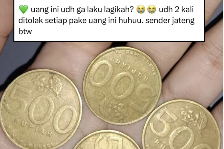 Warganet Keluhkan Belanja Pakai Uang Rp 500 Warna Kuning Ditolak, Apakah Sudah Tidak Berlaku?