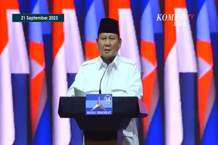 Capres Koalisi Indonesia Maju, Prabowo Subianto, mengatakan, dukungan SBY, AHY, serta partai Koalisi Indonesia Maju, Indonesia dapat mewujudkan cita-cita menjadi negara maju dan sejahtera.