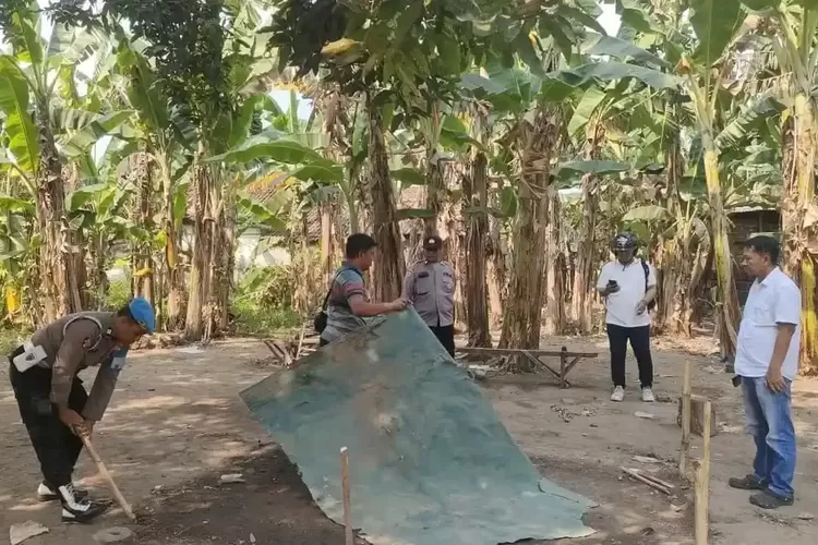 Gerebek Lokasi Judi Sabung Ayam di Mojokerto, Polisi Bakar Arena dan Kandang Bambu