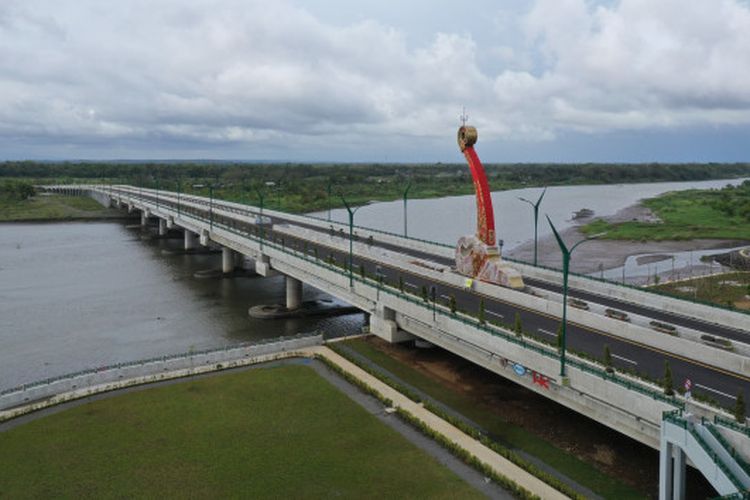Jembatan Kretek 2 di Kabupaten Bantul, DIY.
