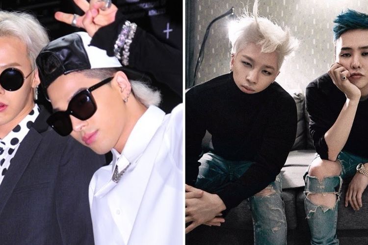 Dua personel BIGBANG, Taeyang dan G-Dragon