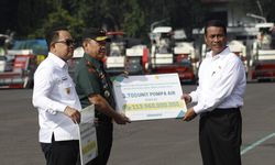 Ingin Produksi Padi Meningkat, Kementan Kerahkan 3.700 Unit Pompa Air di Jatim