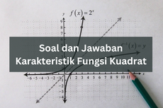 Soal dan Jawaban Karakteristik Fungsi Kuadrat