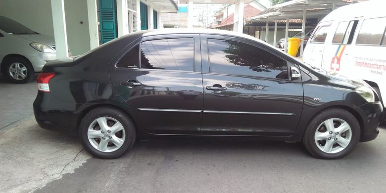 Foto kondisi Toyota Vios lansiran 2007 yang akan dilelang pemerintah