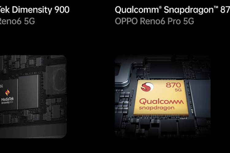 Oppo Reno6 5G Series ditenagai prosesor terkini.