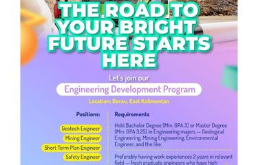 Lowongan Engineering Development Program dari Sinar Mas Mining