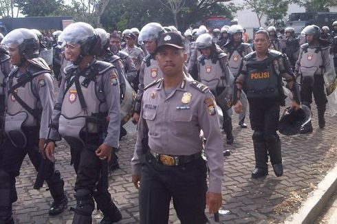 Siaga, Ribuan Personel Polisi Disebar di Penjuru Batam
