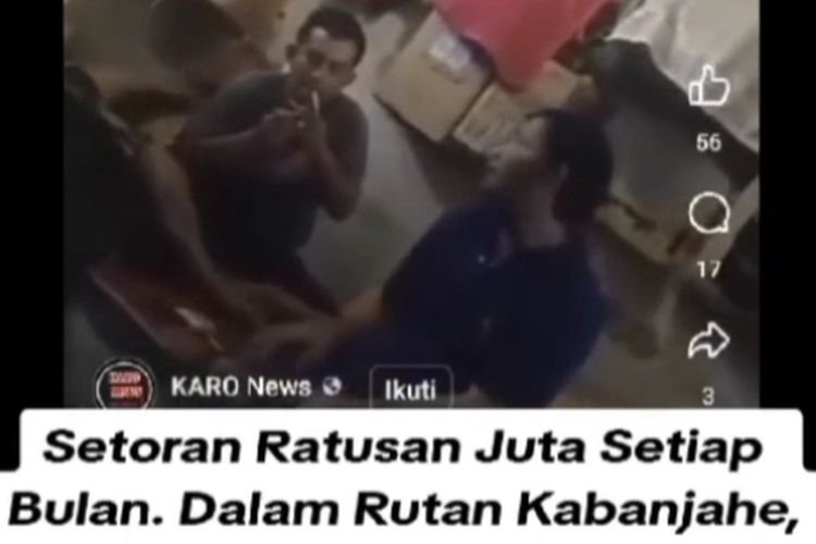Video tiga penghuni Rutan Kabanjahe, Sumatera Utara, pesta sabu 