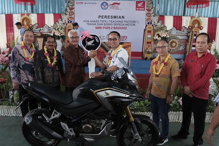 AHM resmikan AHAAS TEFA di SMK Badung, Bali