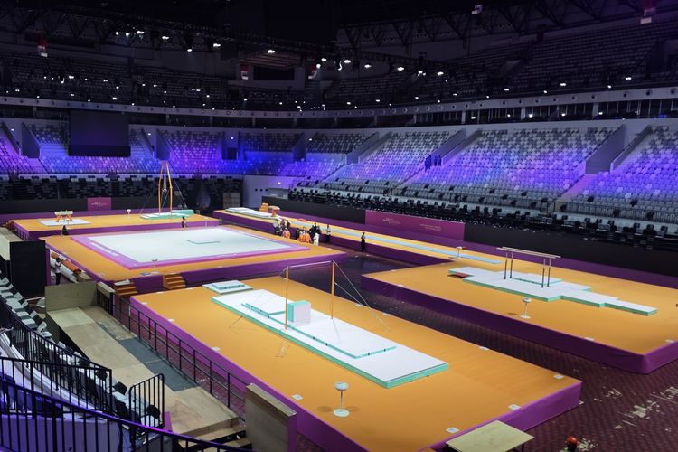 Venue Kejuaraan Dunia Gimnastik 2025 di Indonesia Arena, Jakarta