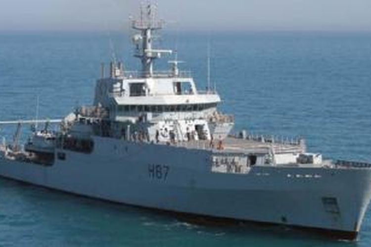 Kapal HMS Echo menuju ke kawasan tempat kapal Cina mendeteksi sinyal.