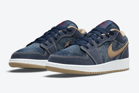 Terbaru, Sneaker Air Jordan 1 Versi Low Pakai Bahan Denim