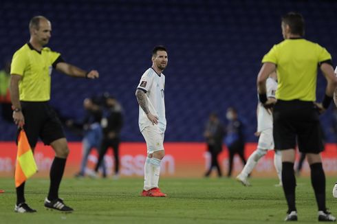Drama VAR di Laga Argentina Vs Paraguay - Gol Messi Dianulir, Scaloni Heran