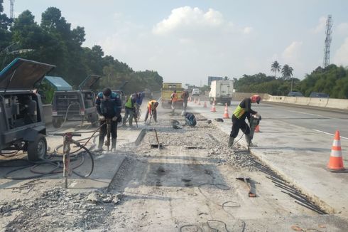 Ada Pengecatan Marka Jalan di Tol Jagorawi, Hindari Titik-titik Ini