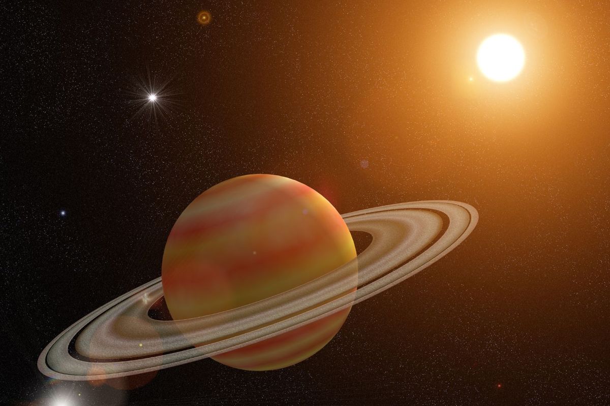 Ilustrasi Planet Saturnus