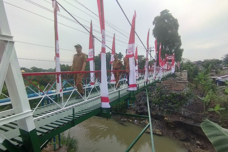 Resmikan Jembatan Gantung di Medan, Pangdam I Bukit Barisan: Kita Bekerja untuk Kesejahteraan Masyarakat