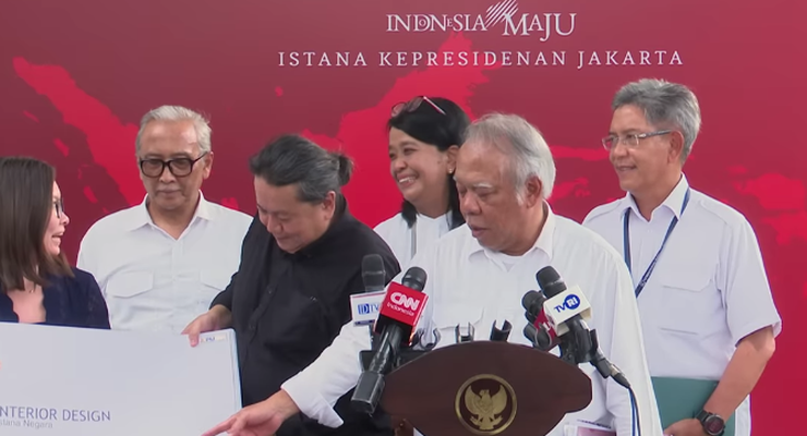 Jokowi Setujui Desain Interior Istana Presiden di IKN