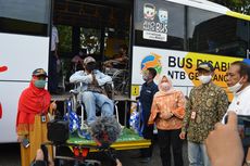 Damri Mataram Resmi Uji Coba Bus Disabilitas NTB Gemilang